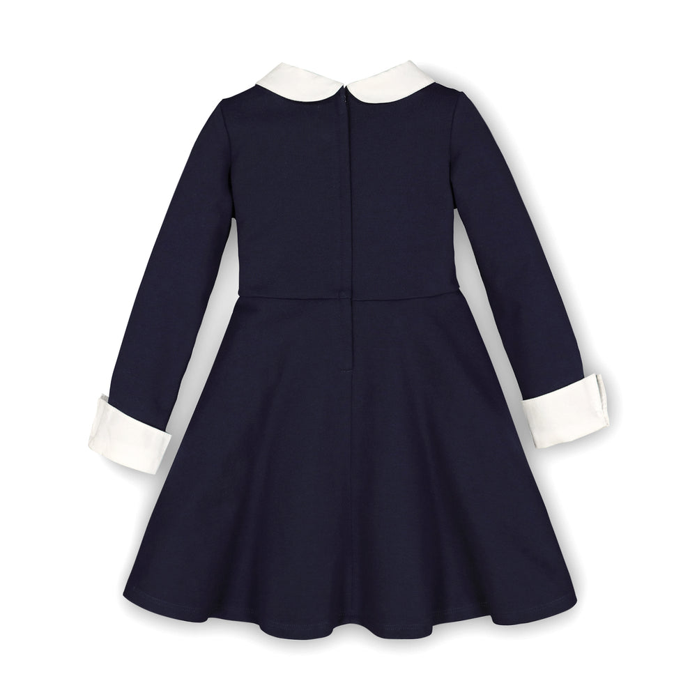 Ponte Knit Dress with Bow