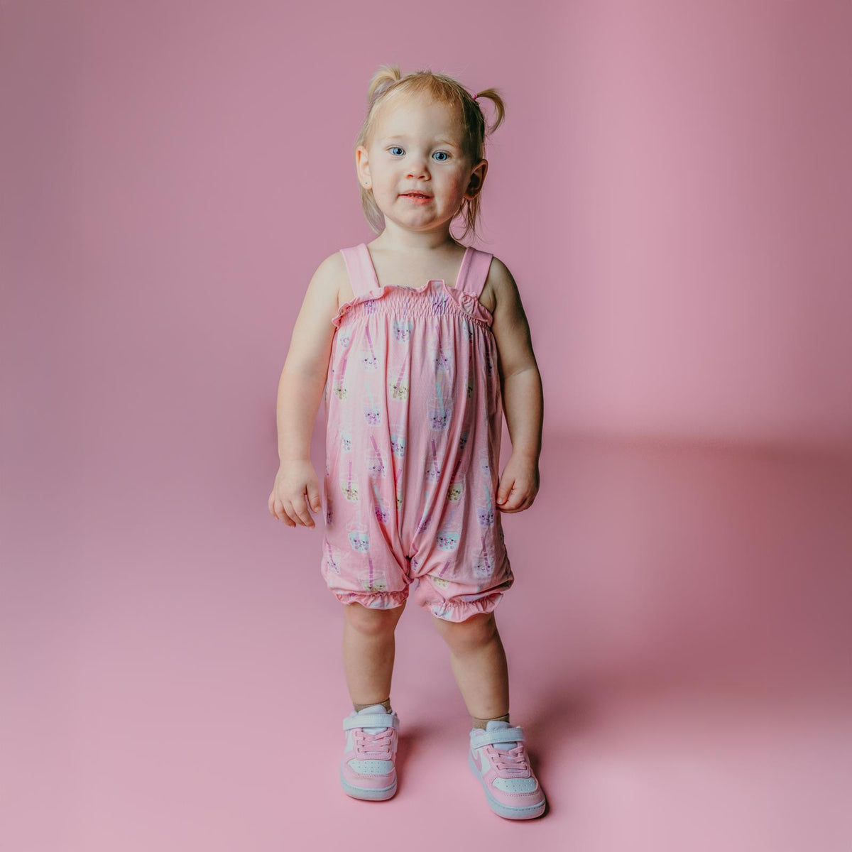Boba Gathered Romper