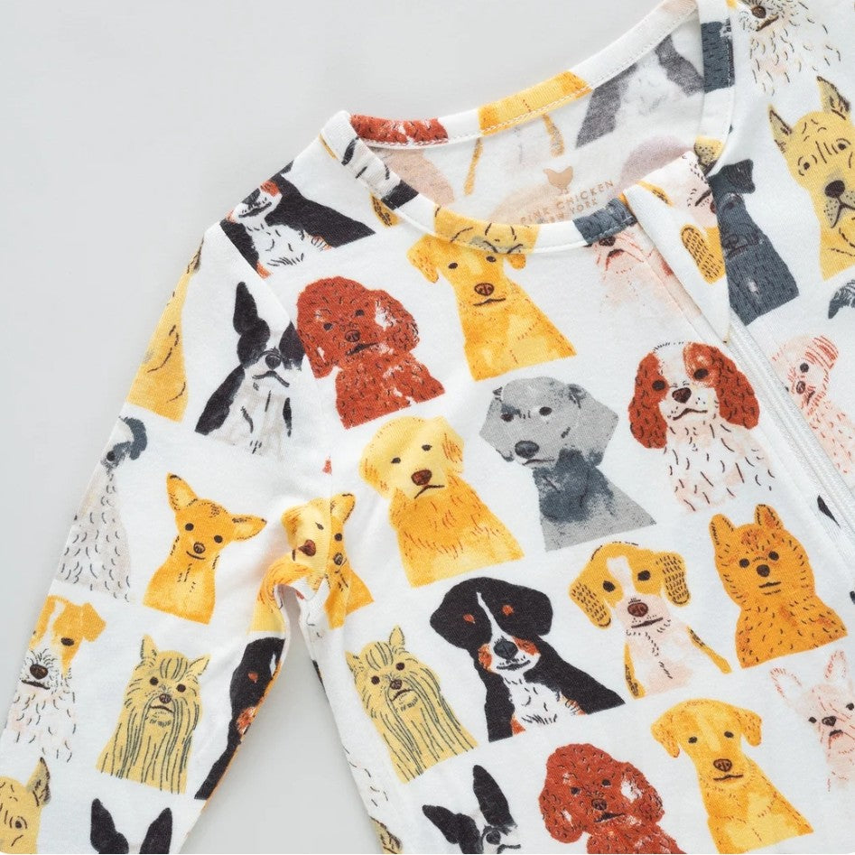 Watercolor Dogs Romper