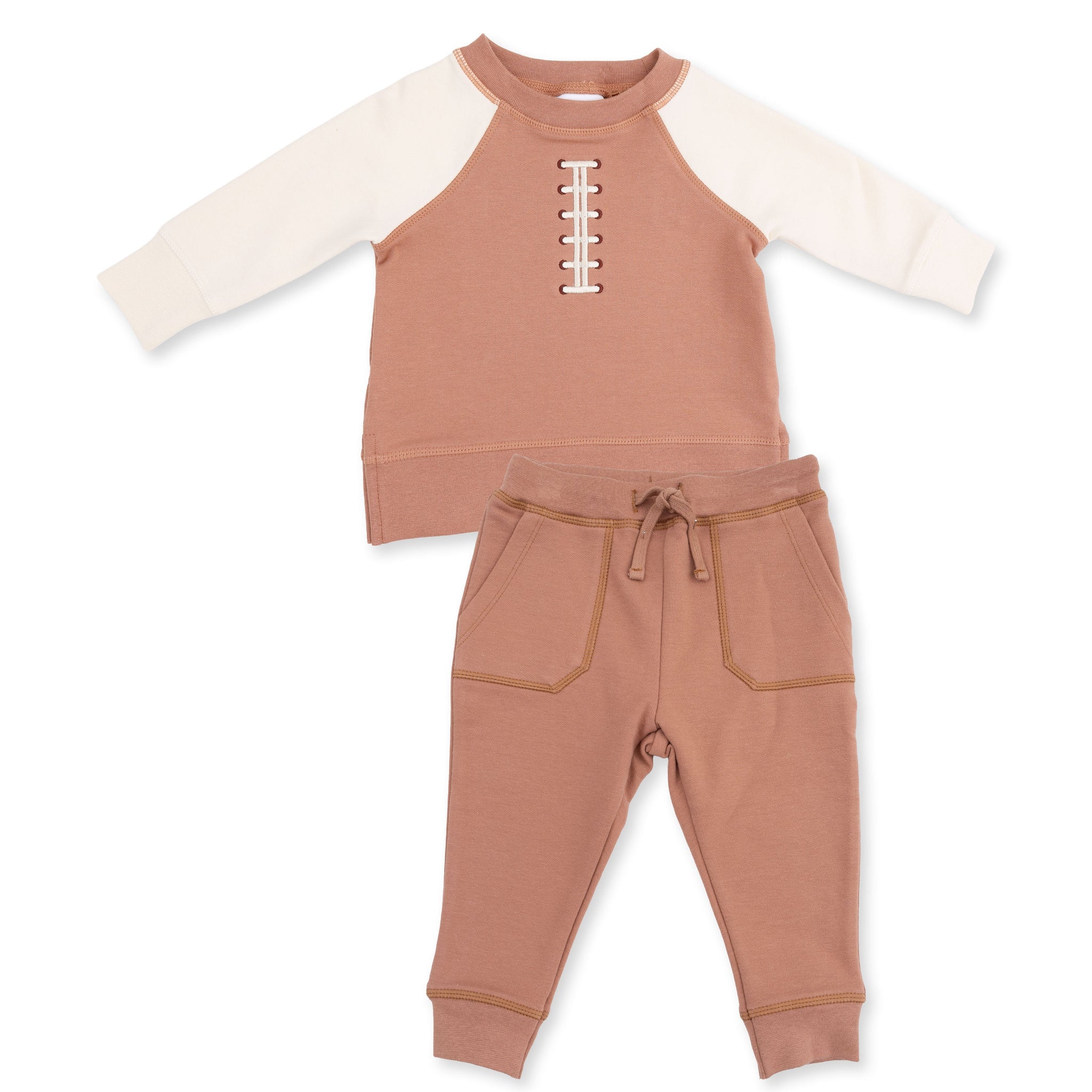 Football Laces Sweatshirt and Jogger Set