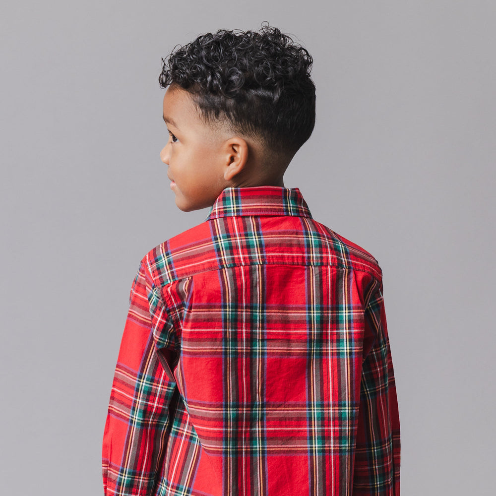 Organic Holiday Plaid Shirt