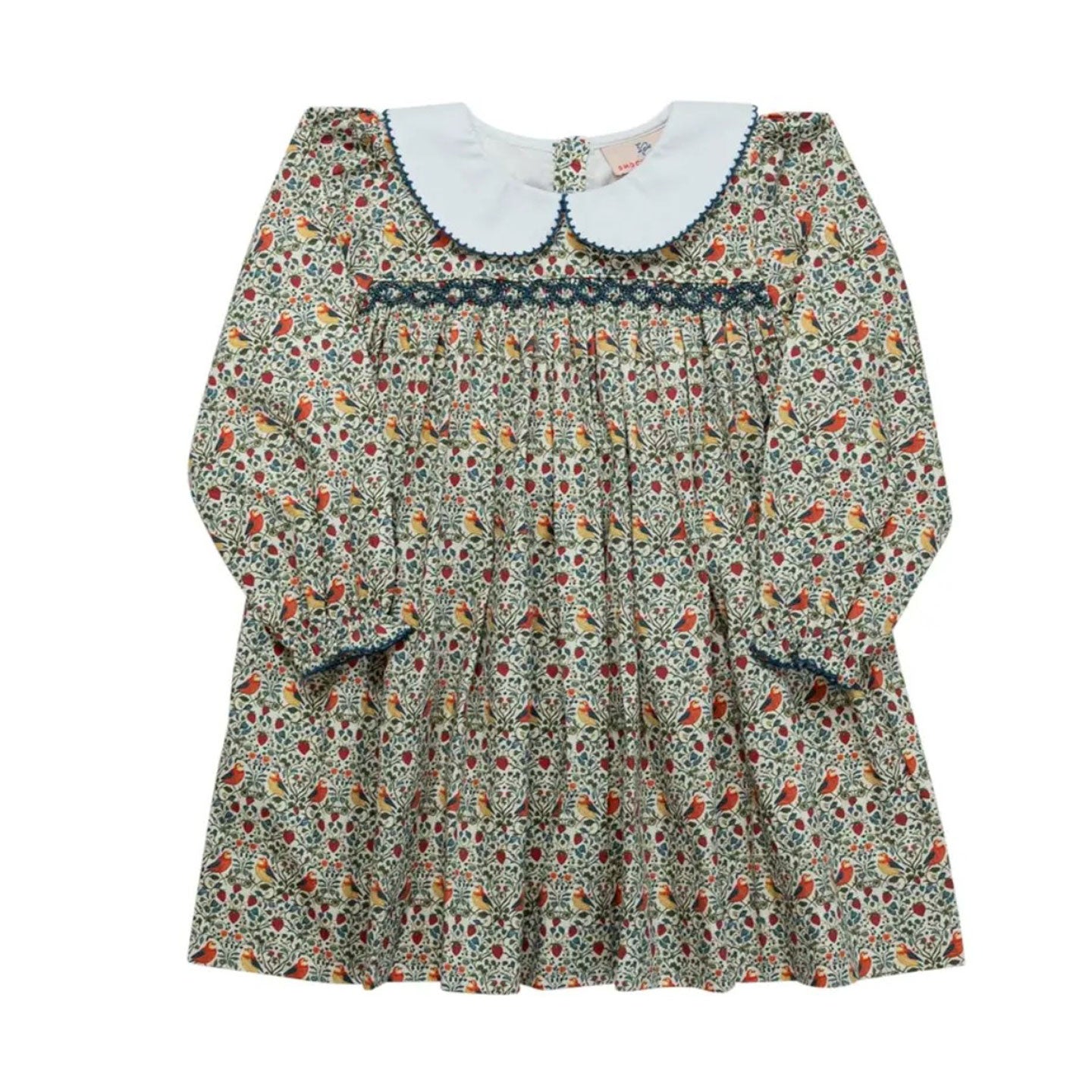 William Morris Bird Print Dress