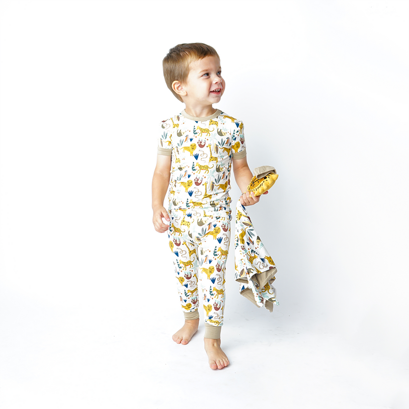 Jungle Friends Short Sleeve PJ Set