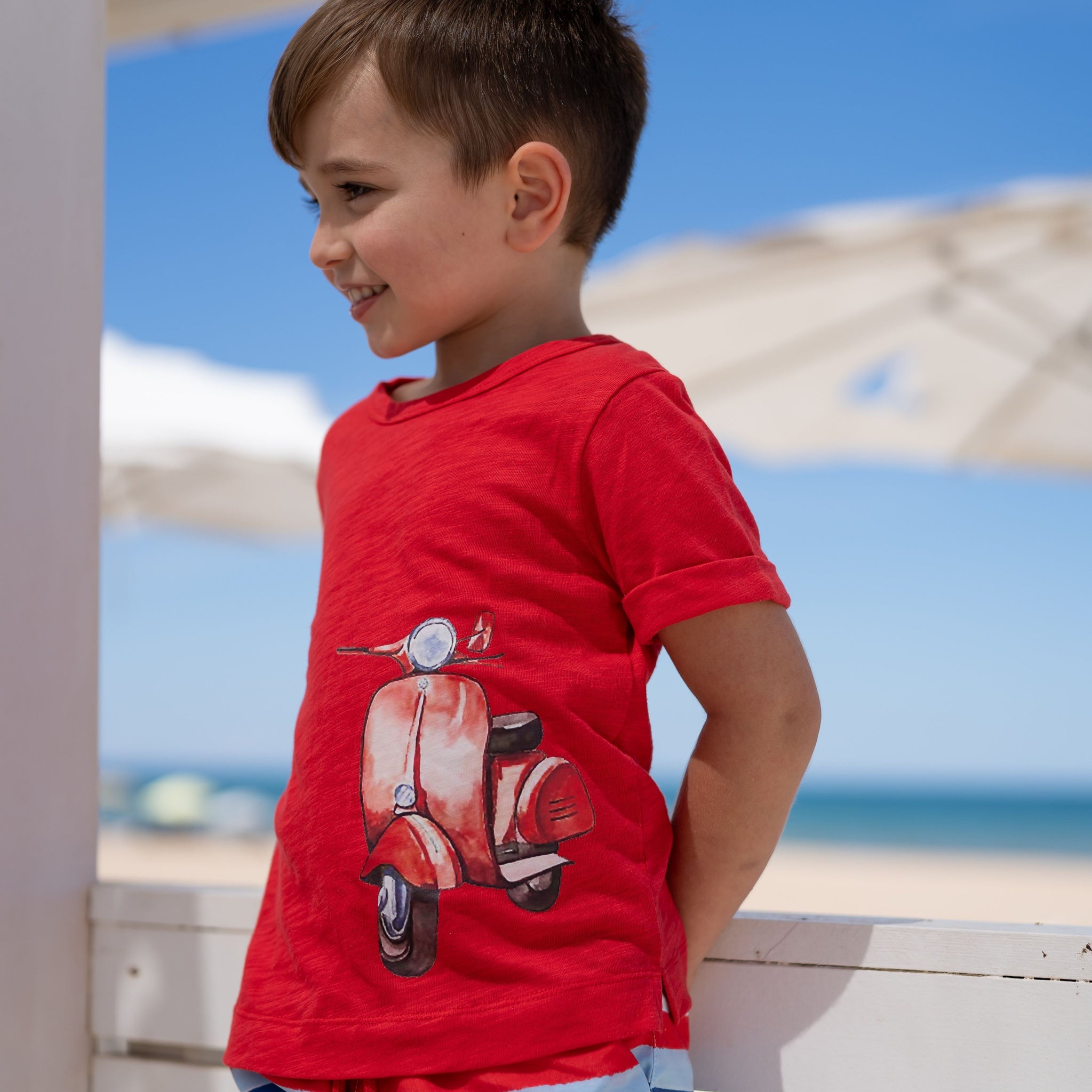 Red Vespa Tee Shirt