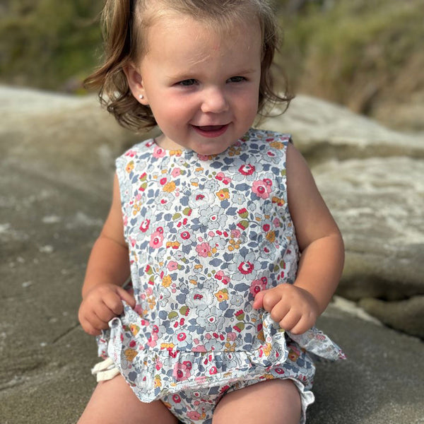 Aria Blue Retro Floral Set