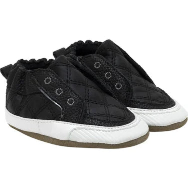 Black Quilted Stylish Steve Shoes