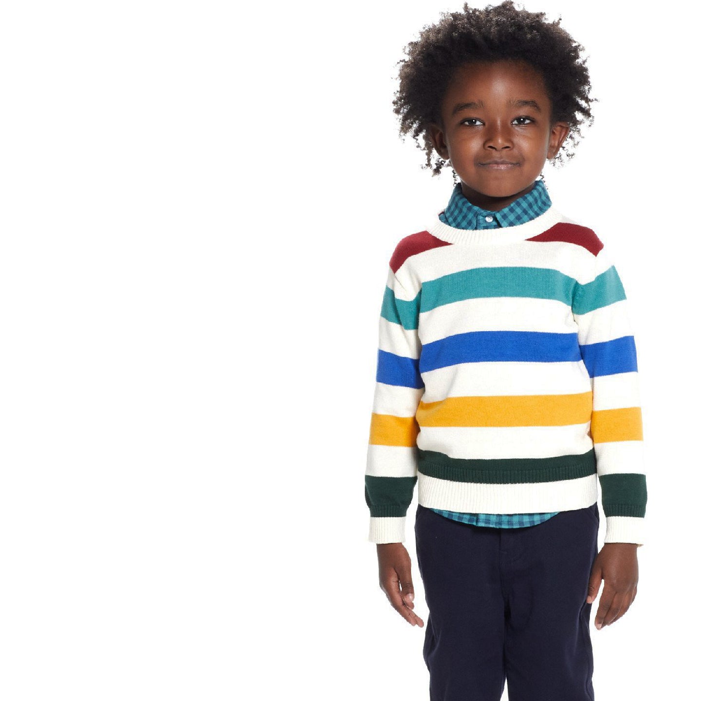 Multi Stripe Sweater Set