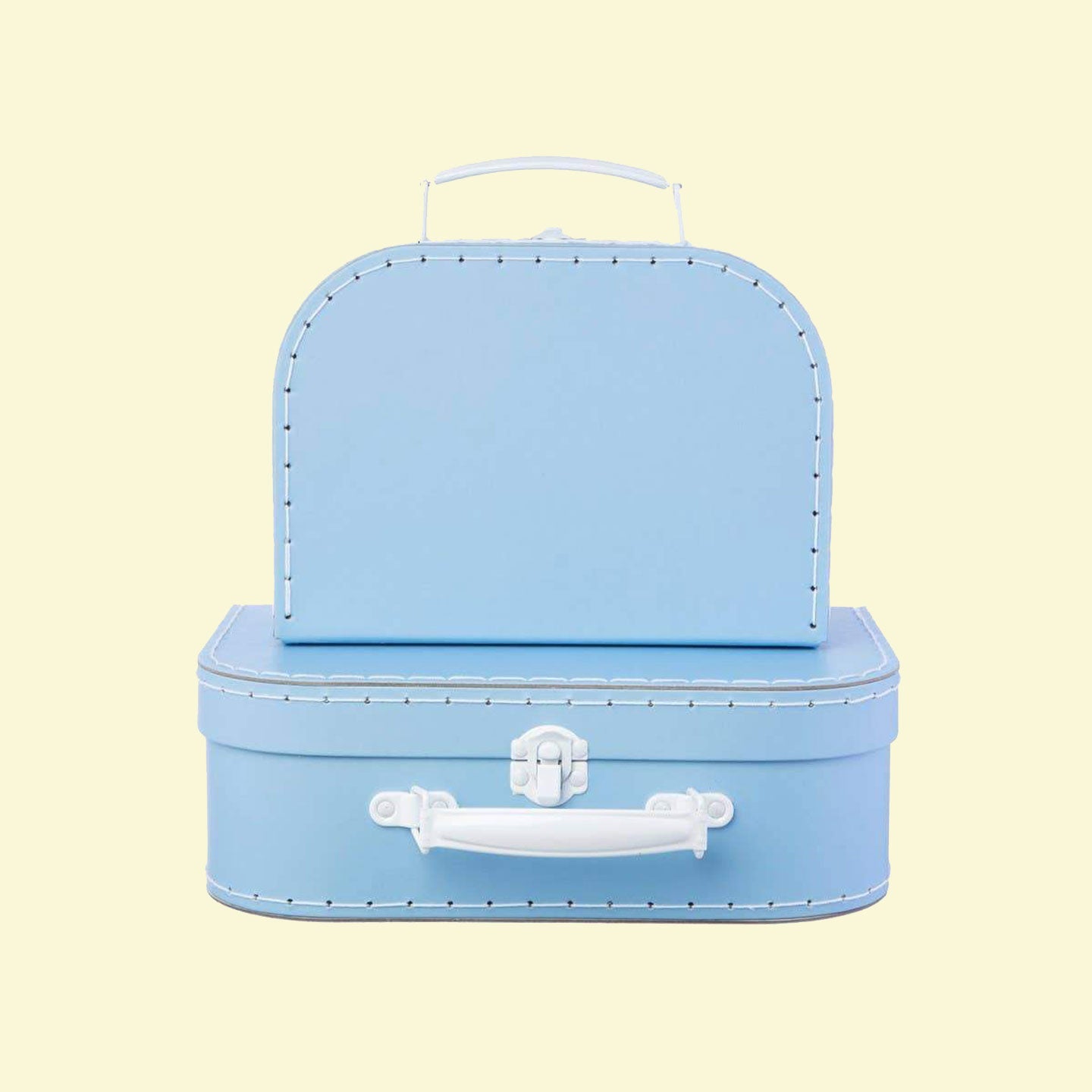 Blue Stacking Suitcases