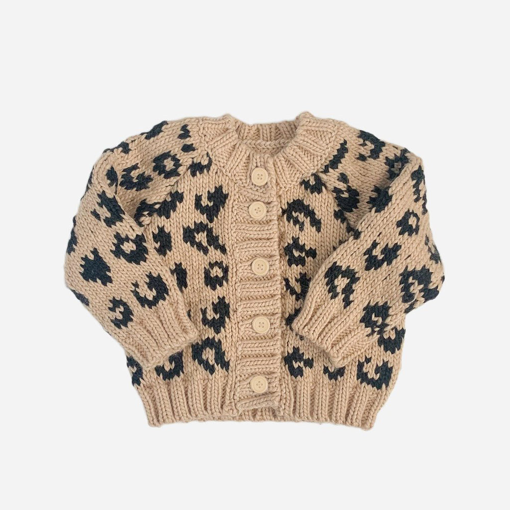 Cheetah Hat & Sweater Set