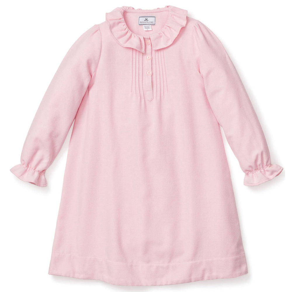 Pink Flannel Victoria Nightgown