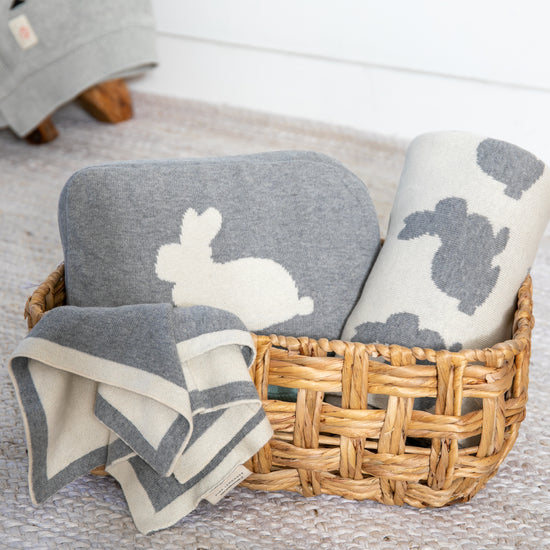 Grey/Natural Bunny Baby Gift Set