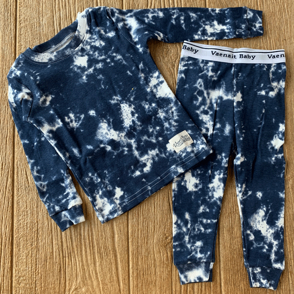Navy Tie Dye Pajamas