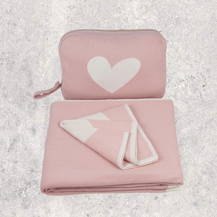Pink/Ivory Baby Gift Set
