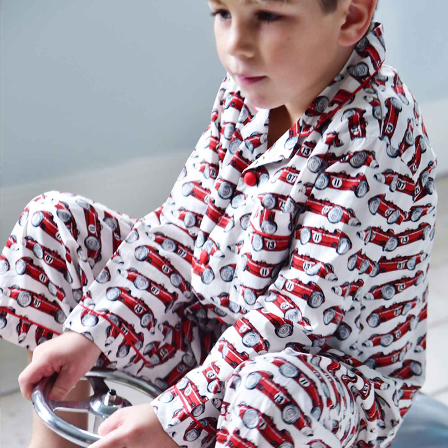 Vintage Racing Car Pyjamas - Main Image