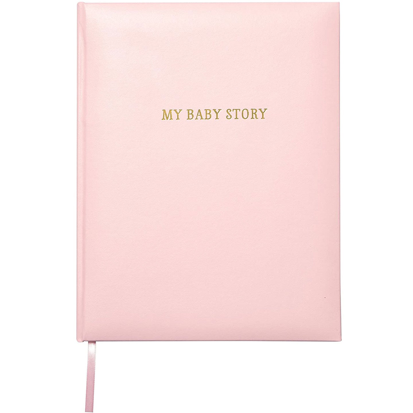 My Baby Story Pink Leather Memory Book
