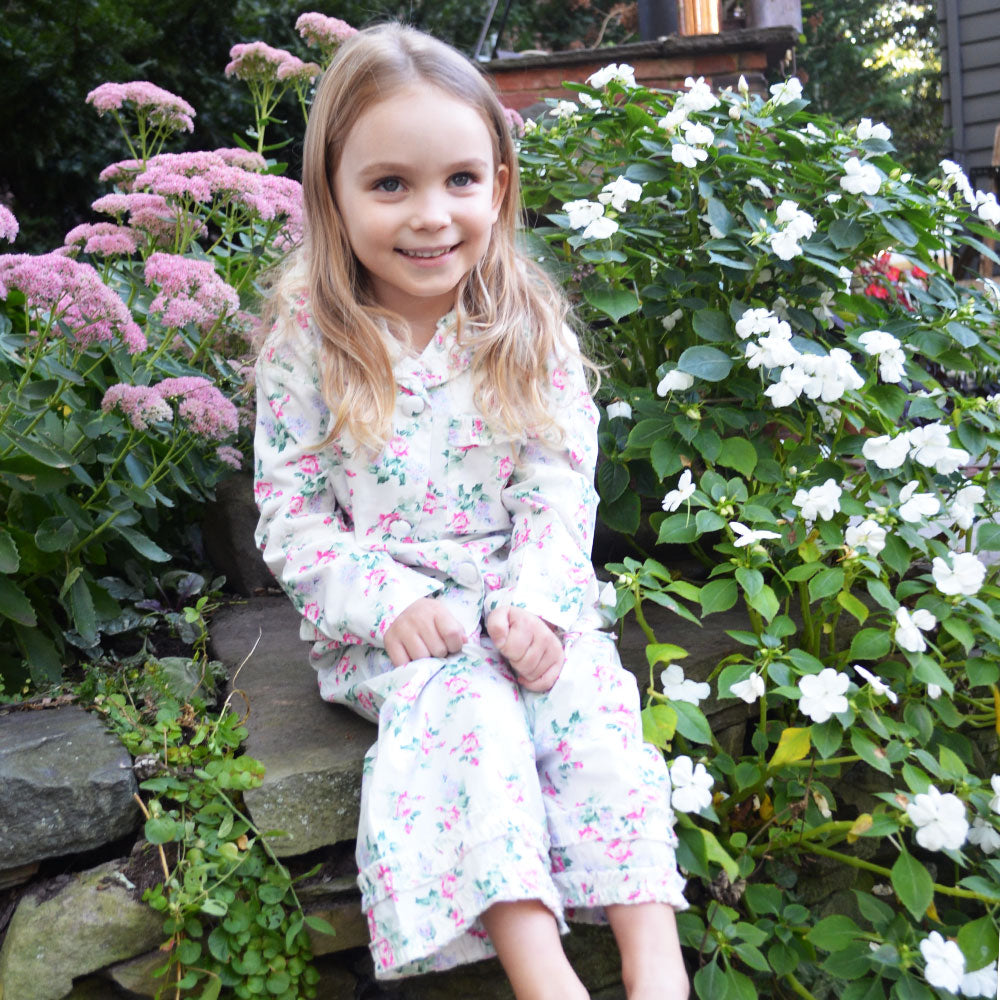 Elisa Rose Floral Print Pyjamas