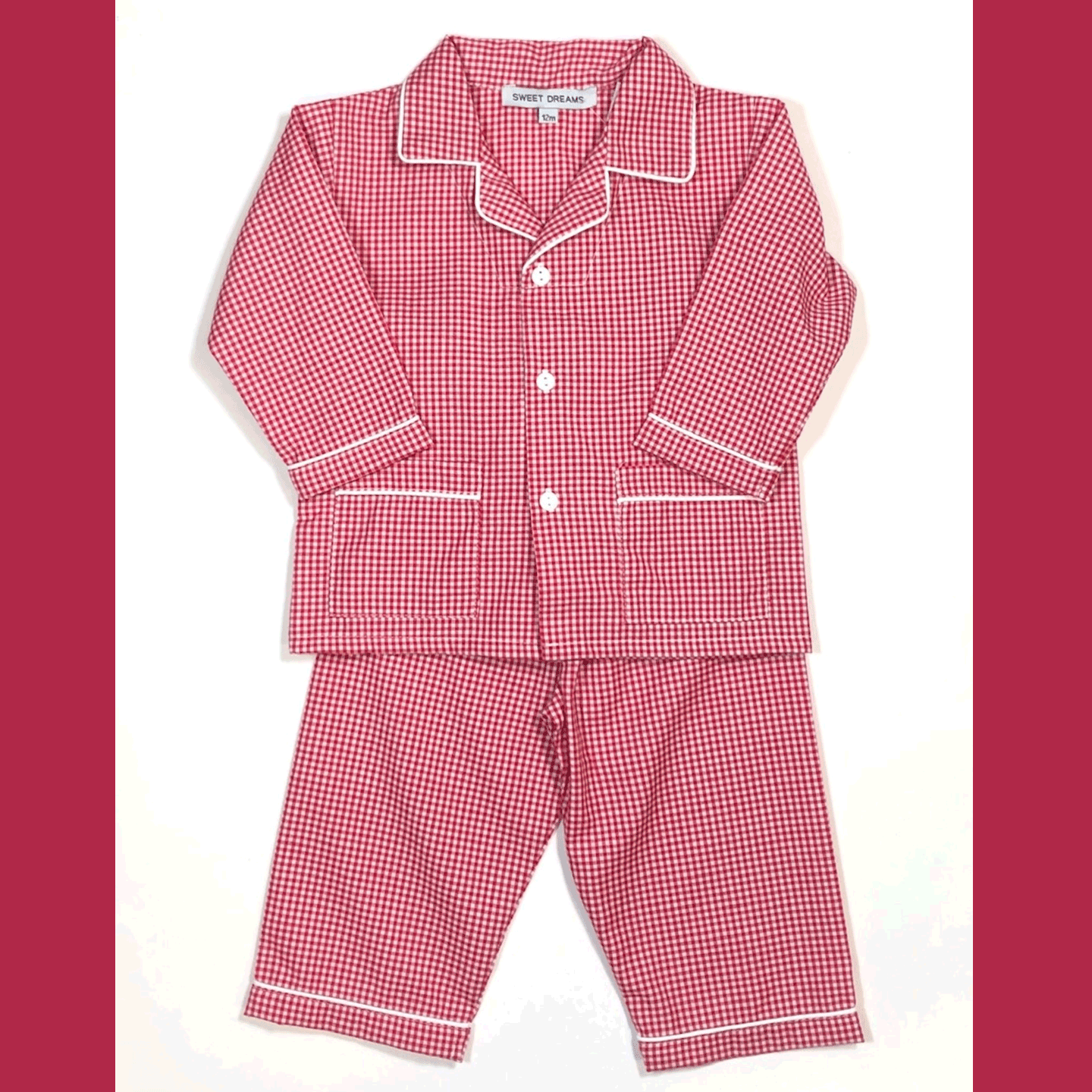 Red Gingham Pajamas