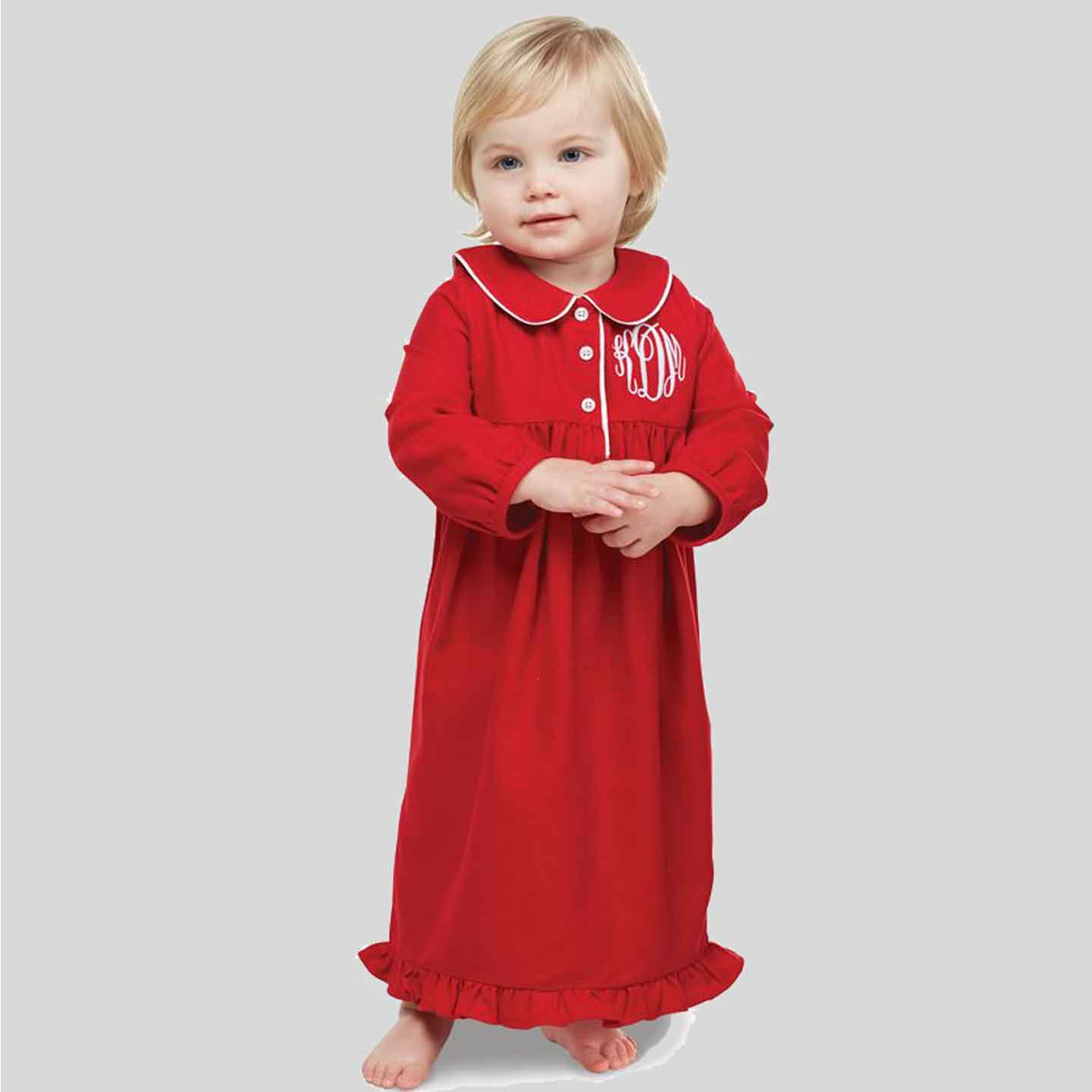 Red Collar Nightgown